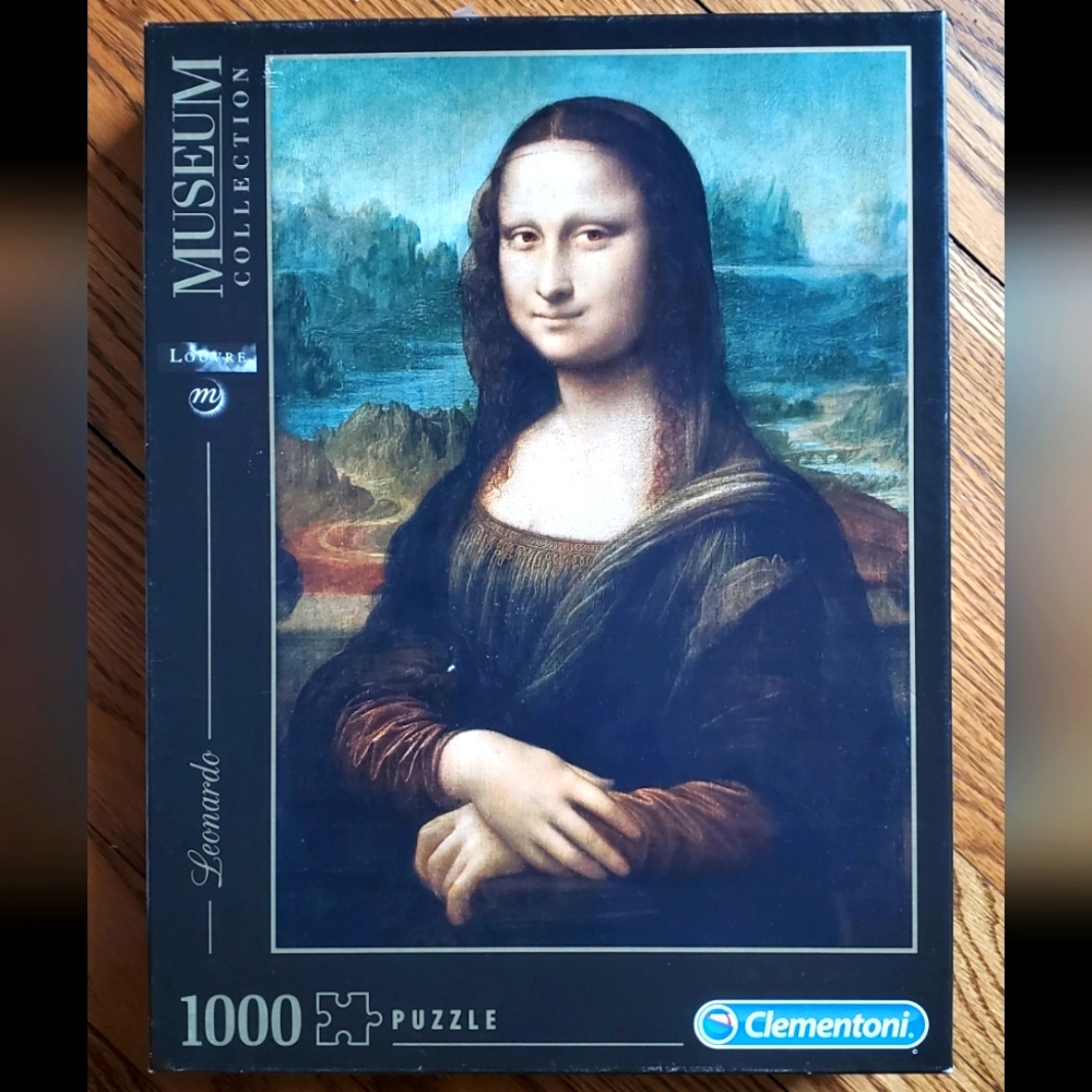 Clementoni 1000 Piece Jigsaw Puzzle MonaLisa Leonardo DaVinci Louvre Museum50x69
